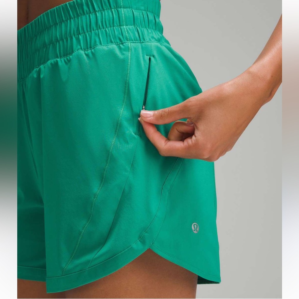 lululemon athletica Green Athletic Shorts High-Rise